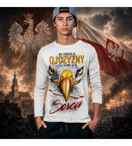 LONGSLEEVE PATRIOTYCZNY  NIE ODBIORĄ CI OJCZYZNY